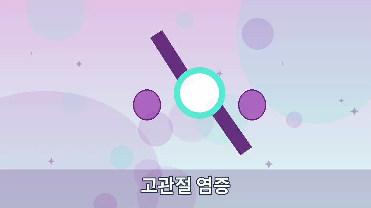 고관절 염증 안내 이미지
