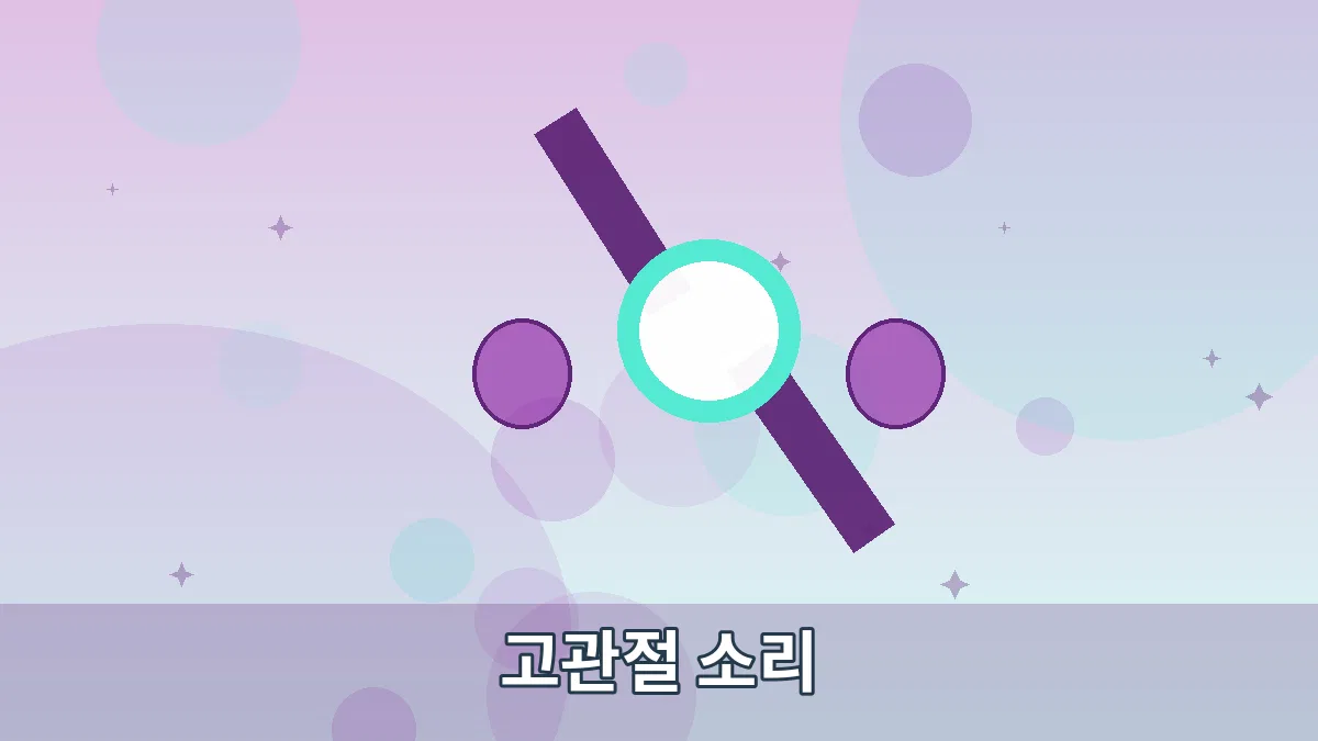 고관절 소리 안내 이미지 5
